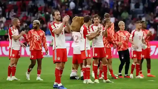 بايرن ميونخ يتفوق على ليفركوزن بثلاثة أهداف ويقترب من حجز مكانه في ربع نهائي دوري أبطال أوروبا
